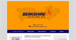 Desktop Screenshot of berkshireheatingoil.co.uk